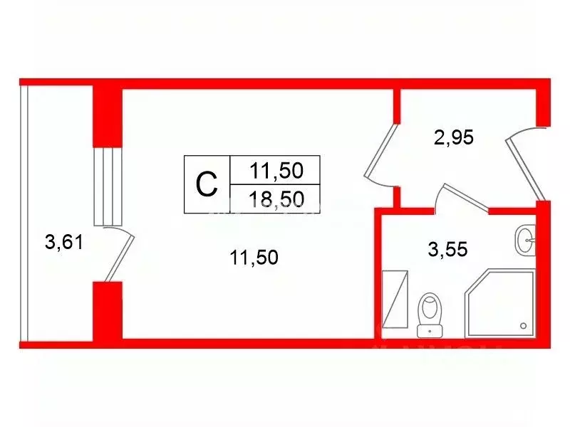 Студия Ленинградская область, Гатчинский муниципальный округ, д. Малое ... - Фото 2