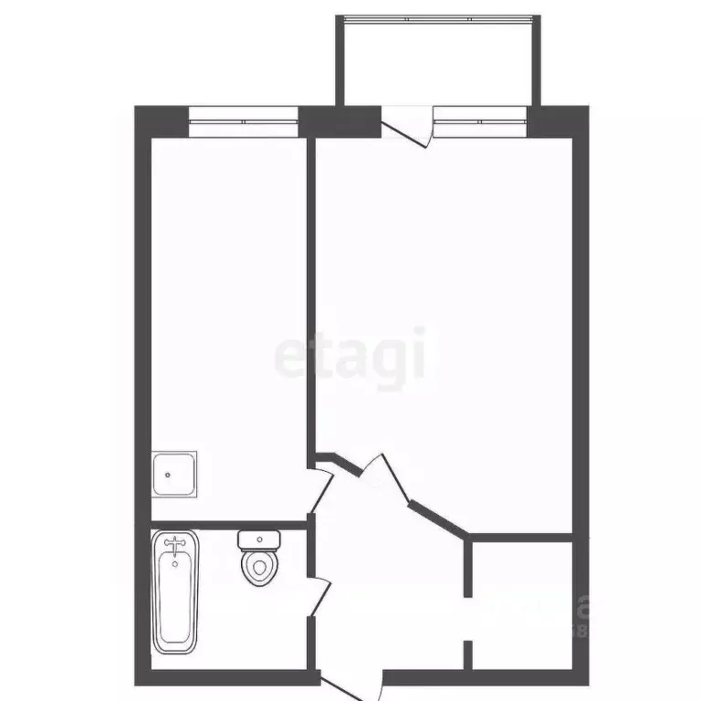 1-к кв. Удмуртия, Ижевск ул. Леваневского, 100 (29.6 м) - Фото 1