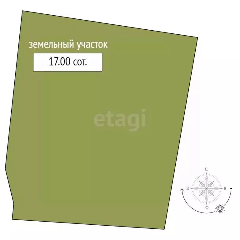 Участок в Алтайский край, Бийский район, с. Верх-Катунское Колхозная ... - Фото 2