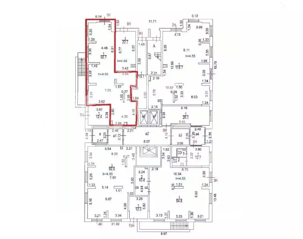 Торговая площадь в Москва Измайловский проезд, 5/1к2 (93 м) - Фото 2