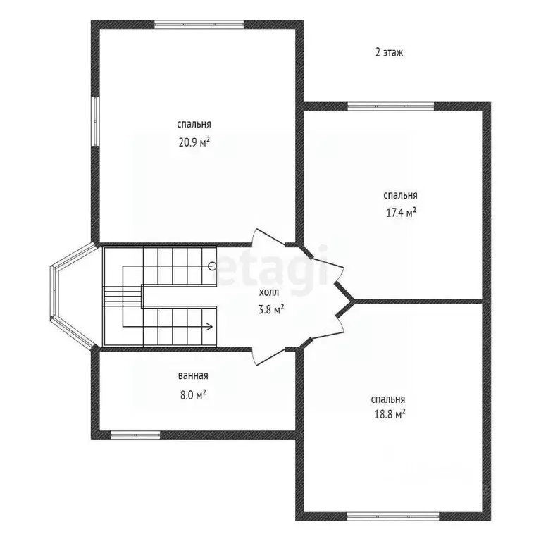 Дом в Красноярский край, Емельяново пгт ул. Качинская (170 м) - Фото 2