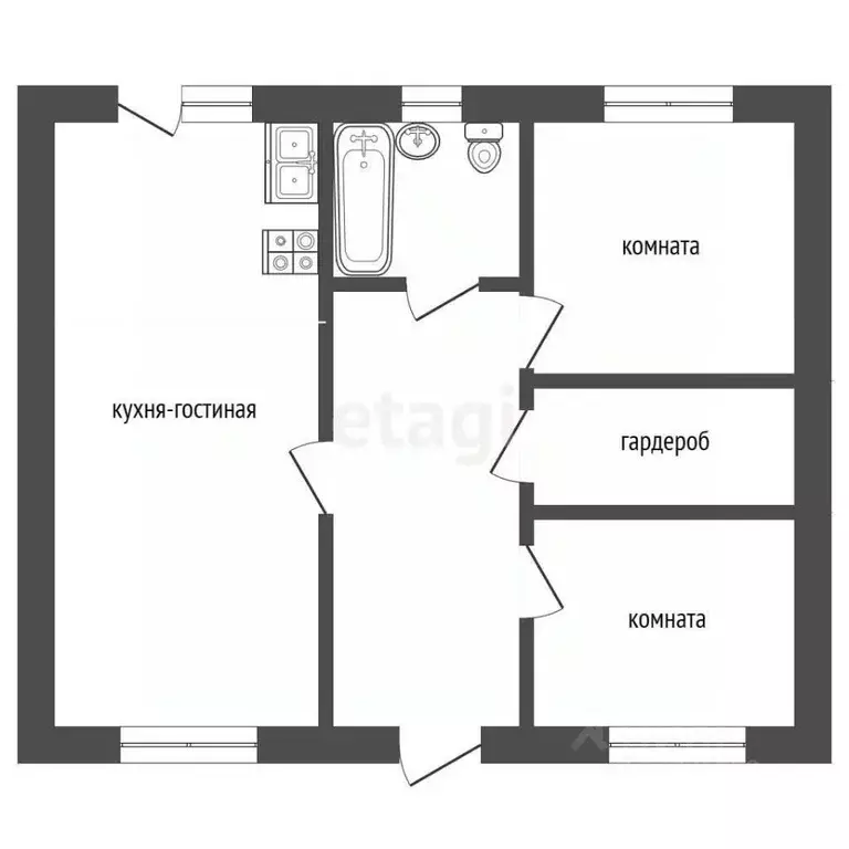 Дом в Ярославская область, Некрасовское рп ул. Пургина, 16 (127 м) - Фото 1