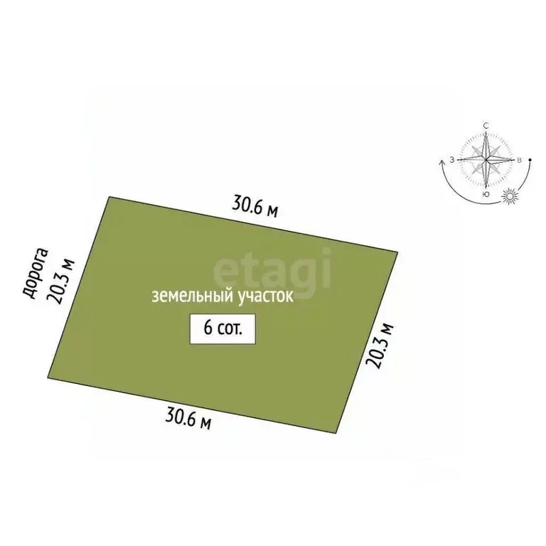 Участок в Крым, Судак муниципальный округ, с. Миндальное, Солнечная ... - Фото 2