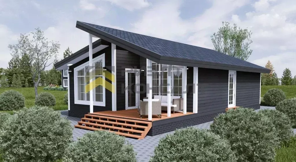 Дом в Омская область, Омск Крона СНТ, аллея Центральная (84 м) - Фото 1