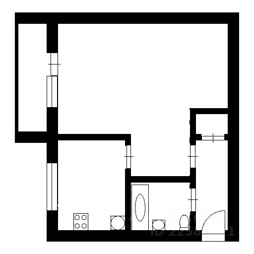1-к кв. Удмуртия, Ижевск Школьная ул., 42 (34.0 м) - Фото 2