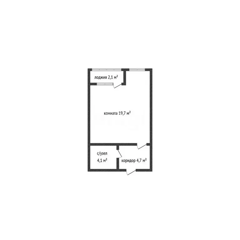Квартира-студия: Новороссийск, Мысхакское шоссе, 59В (28.5 м) - Фото 1