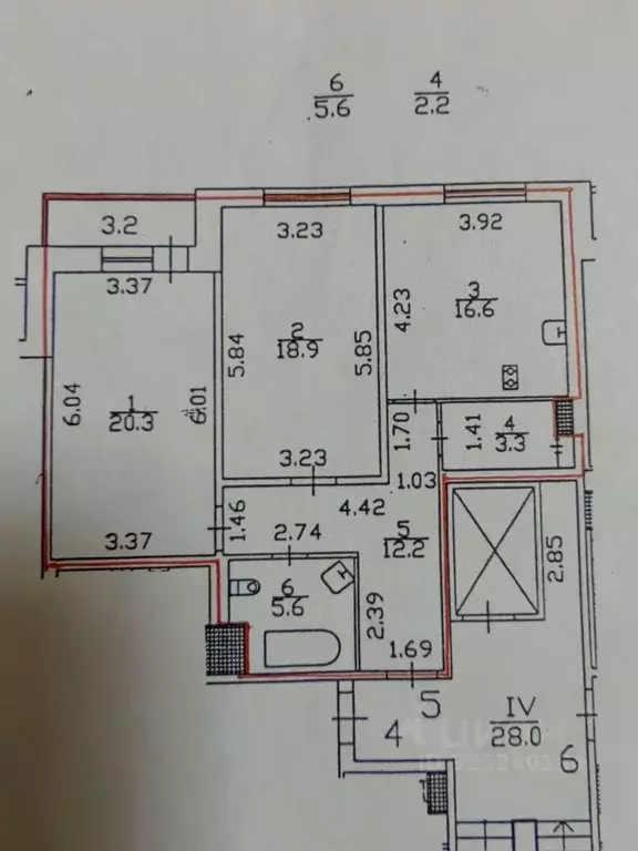 2-к кв. Санкт-Петербург ул. Моисеенко, 5 (76.9 м) - Фото 2