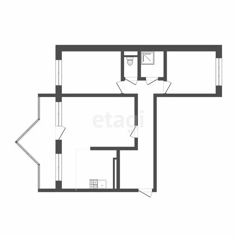 3-комнатная квартира: Томск, Ленская улица, 51 (77 м) - Фото 1