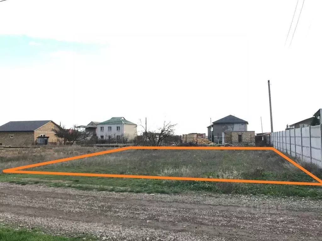 Участок в Крым, Сакский район, с. Уютное, Прибой СПК ул. Виноградная, ... - Фото 1