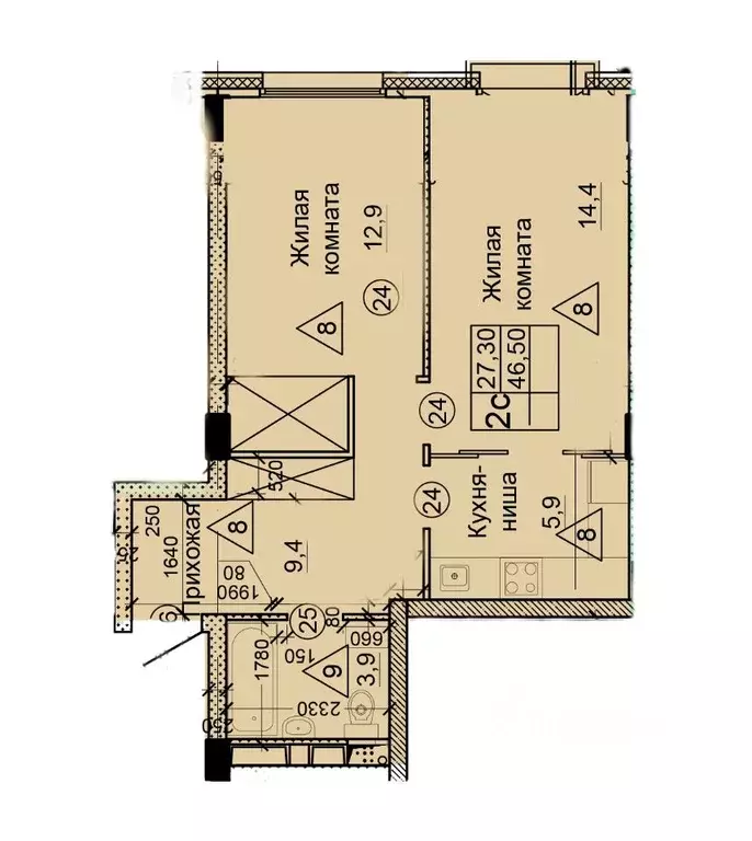 2-к кв. Московская область, Солнечногорск городской округ, Голубое пгт ... - Фото 1
