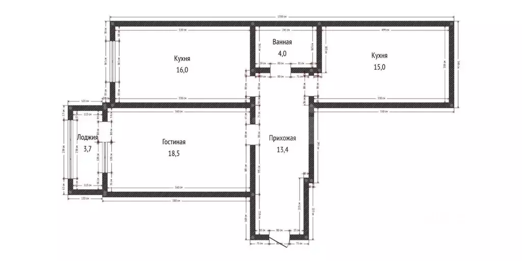 2-к кв. Дагестан, Каспийск ул. Приморская, 18А (70.0 м) - Фото 2