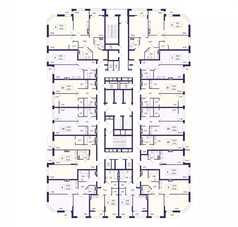 2-комнатная квартира: Новосибирск, Кировский район, Северо-Чемской ... - Фото 1