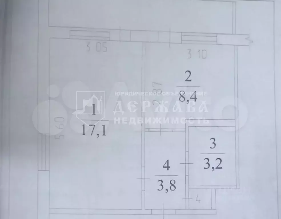 1-к кв. Кемеровская область, Кемерово бул. Строителей, 1 (33.0 м) - Фото 2