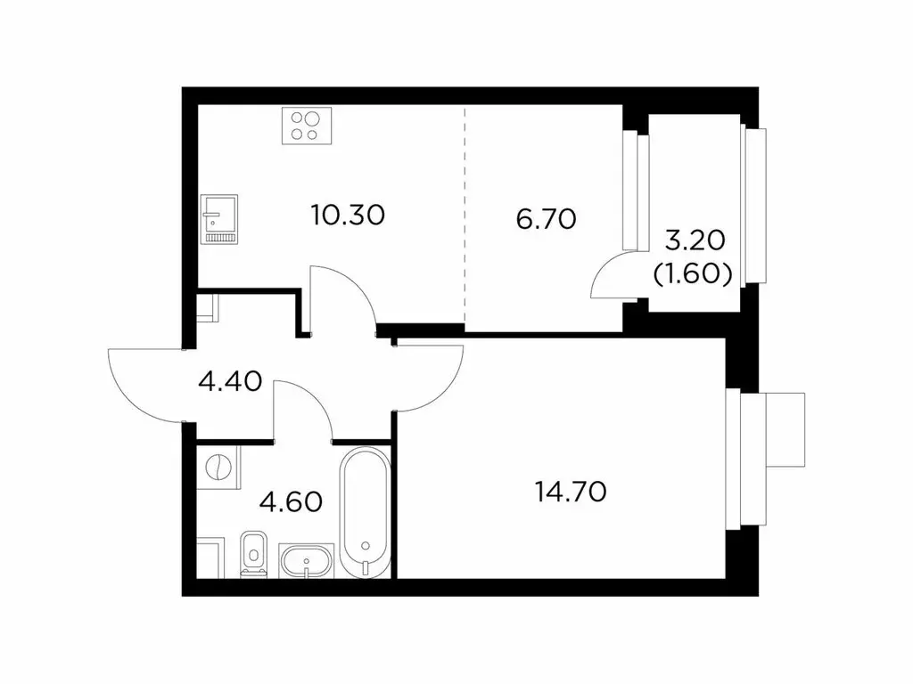 2-комнатная квартира: Мытищи, микрорайон 17А, ЖК Новое Медведково, к43 ... - Фото 0