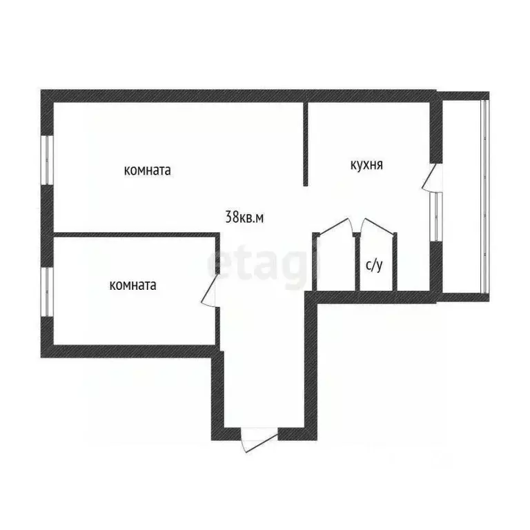 2-к кв. Белгородская область, Белгород ул. 5 Августа, 30а (64.0 м) - Фото 1
