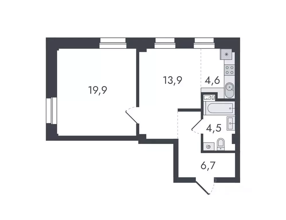 2-к кв. Кировская область, Киров ул. Чистопрудненская, 13 (49.6 м) - Фото 0