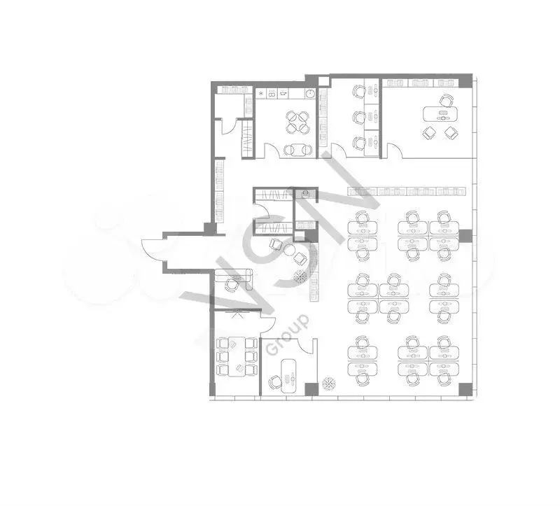 БЦ класса А+ офис 230 м2 - Фото 0