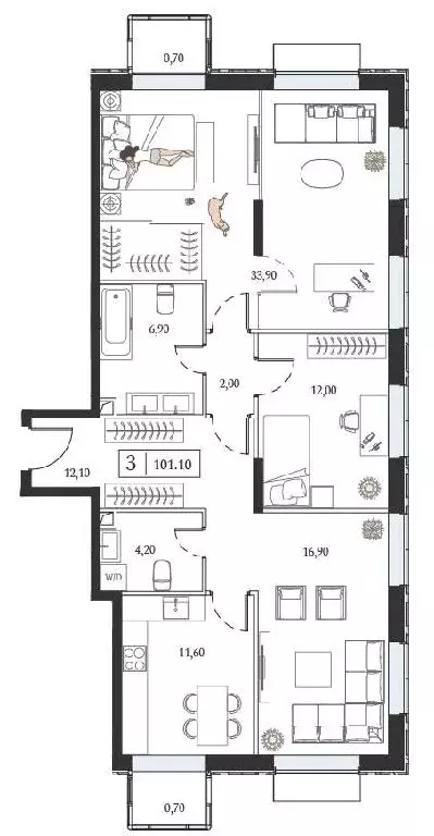 Продается 3-комнатная квартира - Фото 1