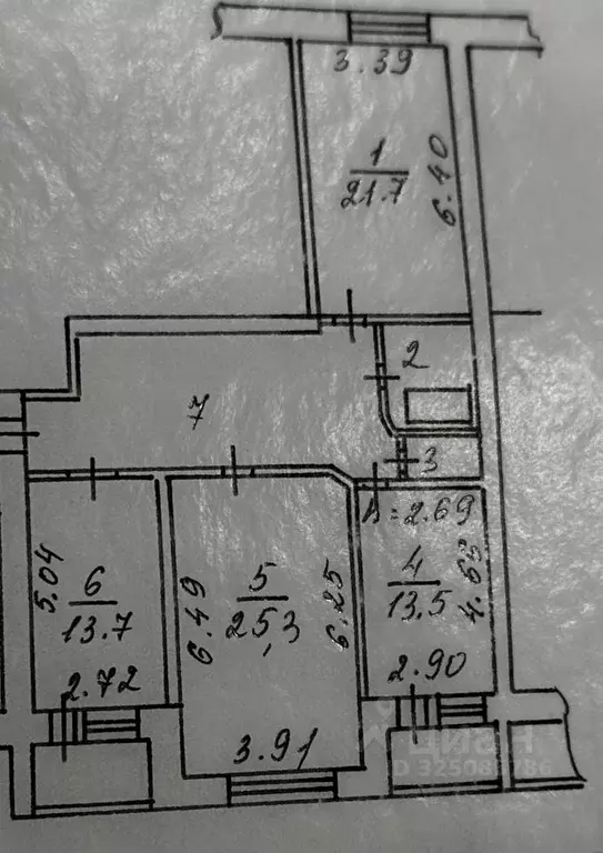 3-к кв. Калужская область, Калуга Георгиевская ул., 5 (105.0 м) - Фото 2