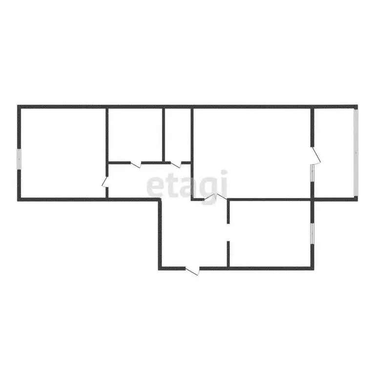 2-комнатная квартира: Ченцы, Молодёжная улица, 1 (44.1 м) - Фото 0