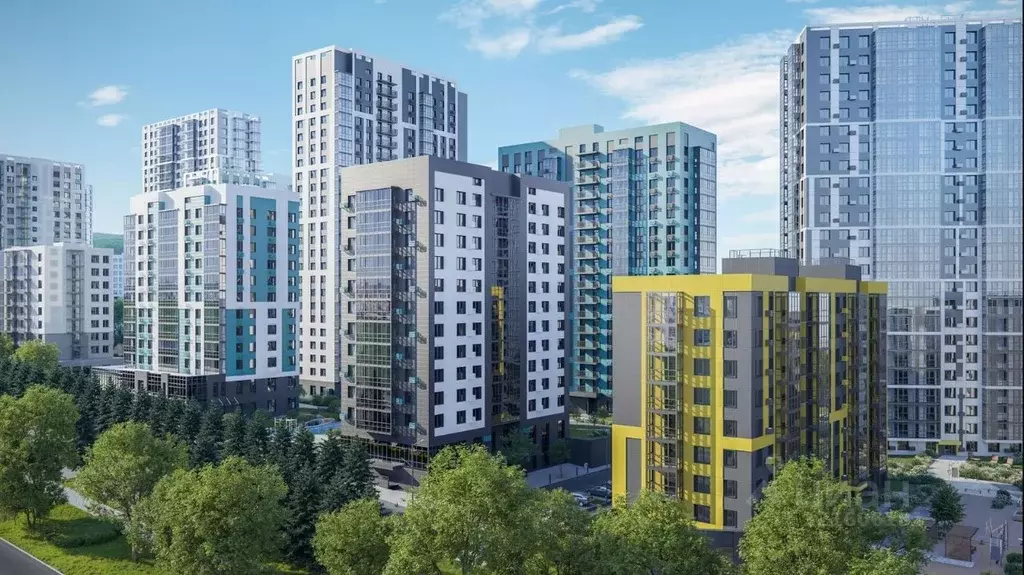 2-к кв. Красноярский край, Красноярск Свободный просп., 66Рк4 (56.0 м) - Фото 1