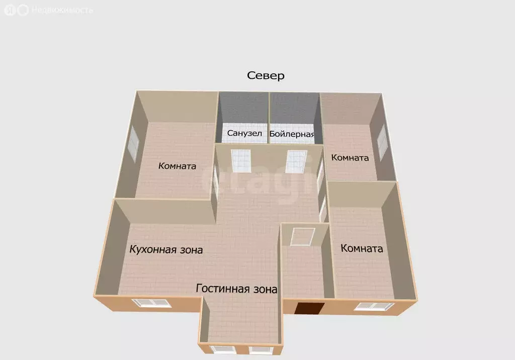 Дом в село Дальнее, Московская улица (110 м) - Фото 1