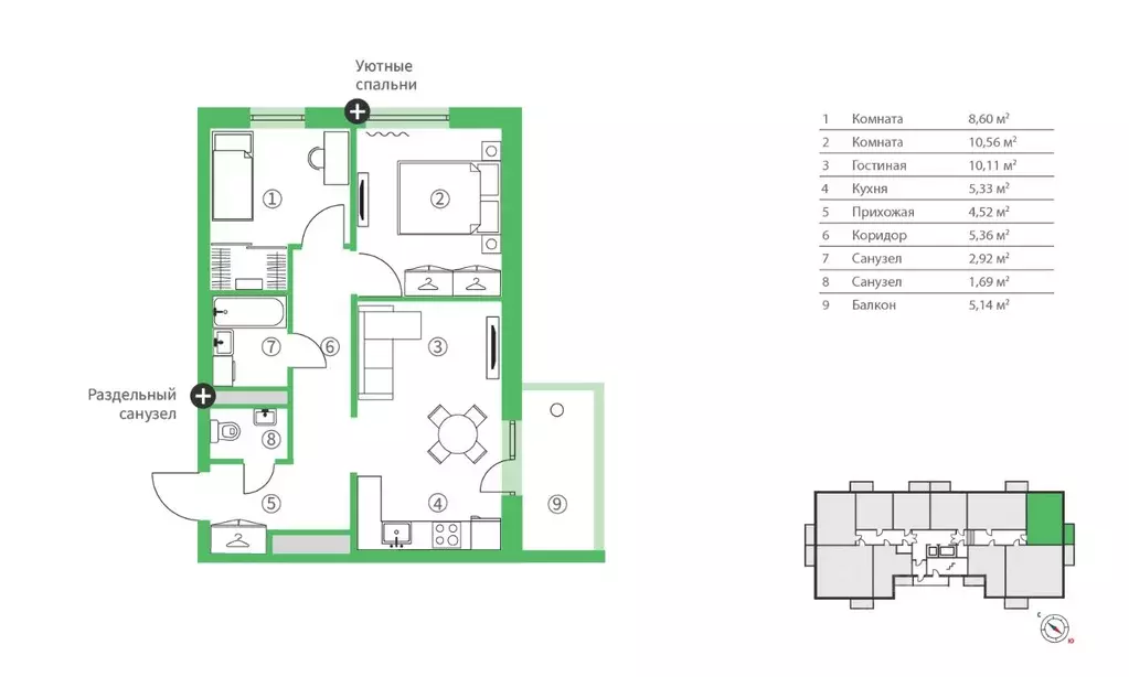 3-к кв. Карелия, Петрозаводск Древлянка-2 тер., Древлянка-6 мкр, Сампо ... - Фото 1