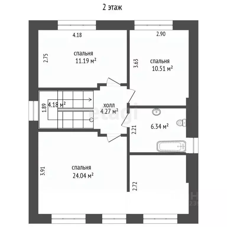 Дом в Башкортостан, Стерлитамакский район, Отрадовский сельсовет, с. ... - Фото 2