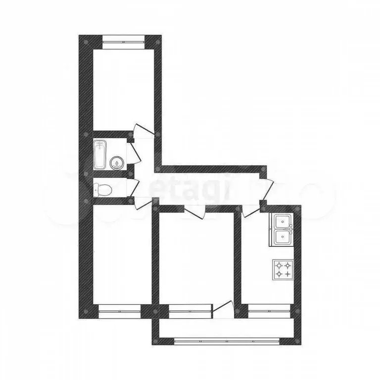 3-к. квартира, 72 м, 2/5 эт. - Фото 0