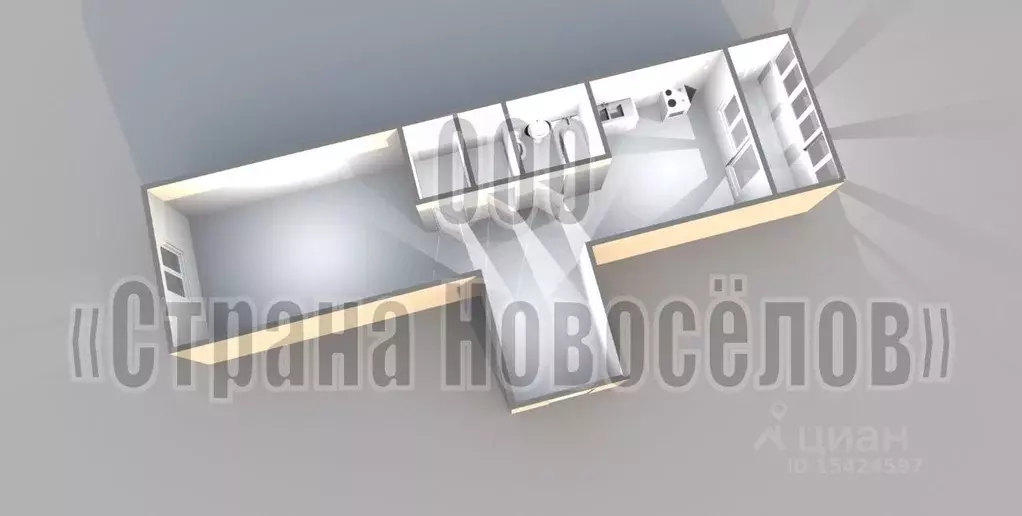 1-к кв. Мордовия, Саранск ул. Маринина, 19 (50.0 м) - Фото 2