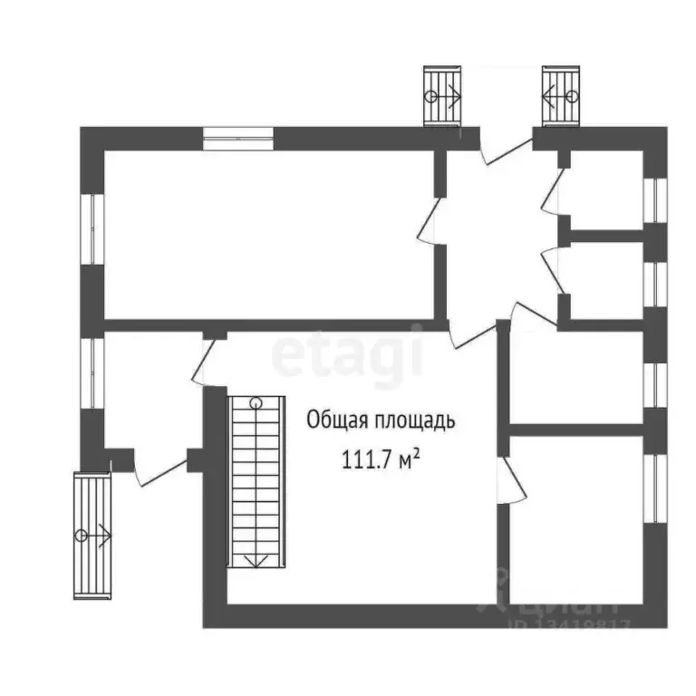 Дом в Брянская область, Брянск Бордовичская ул., 54А (112 м) - Фото 1