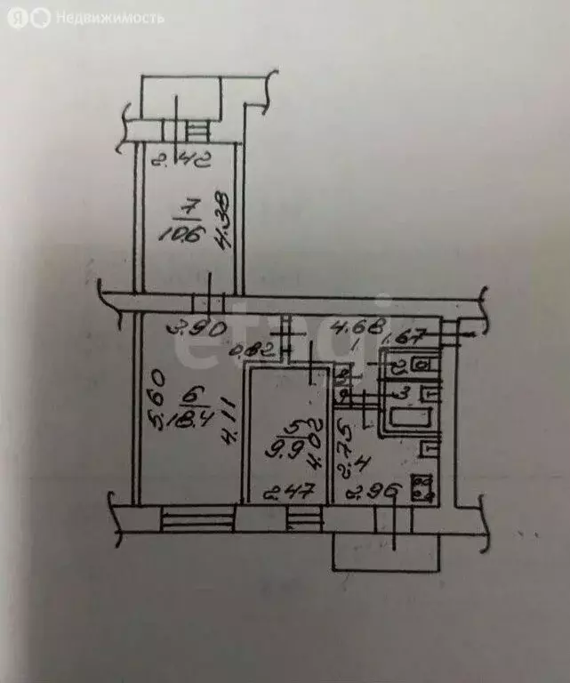 3-комнатная квартира: Липецк, улица Космонавтов, 5/1 (58.8 м) - Фото 1