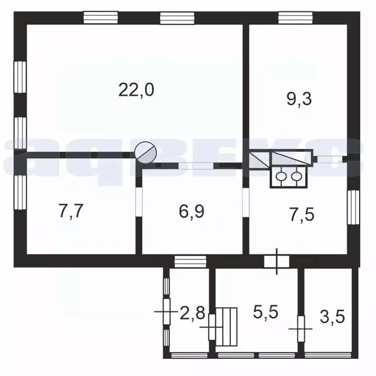 Дом в Ленинградская область, Гатчинский муниципальный округ, пос. ... - Фото 2