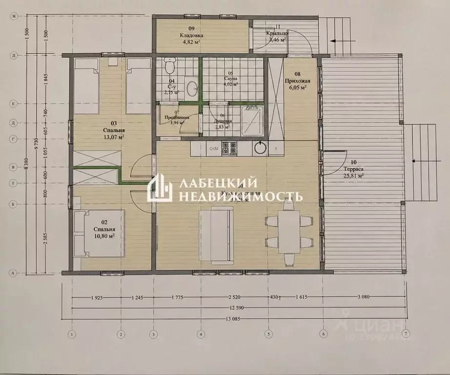 Дом в Московская область, Солнечногорск городской округ, АОЗТ Лесные ... - Фото 2