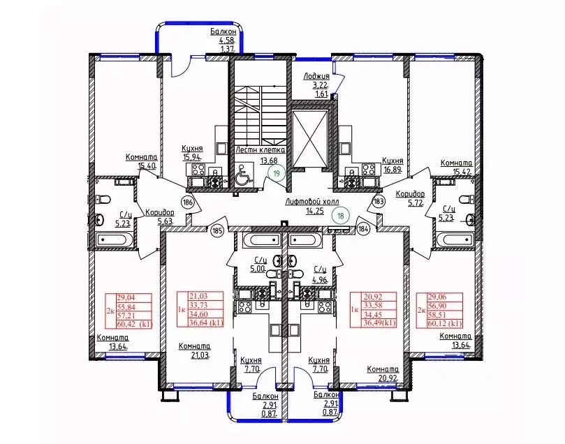 1-к кв. Калининградская область, Калининград ул. Дубовая Аллея (34.6 ... - Фото 2