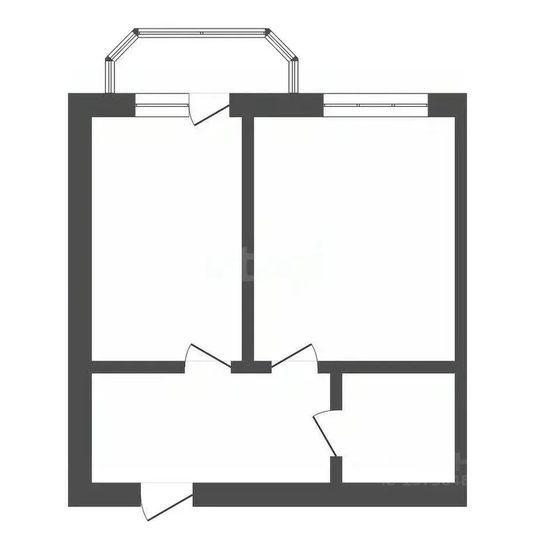 1-к кв. Амурская область, Благовещенск Пионерская ул., 2 (46.2 м) - Фото 1