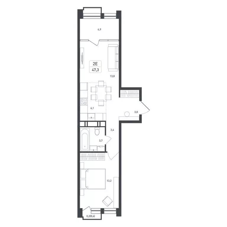 2-комнатная квартира: Московская область, городской округ Подольск, ... - Фото 0