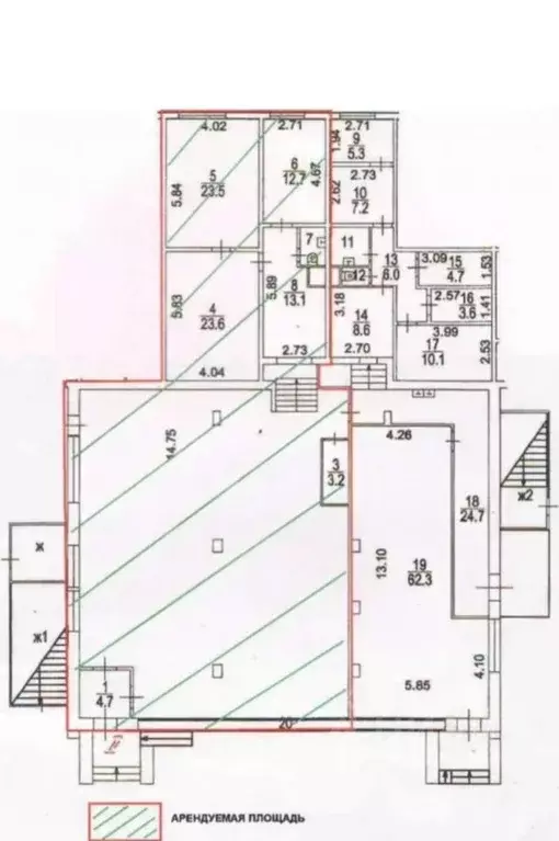 Помещение свободного назначения в Москва Мурановская ул., 6 (250 м) - Фото 1