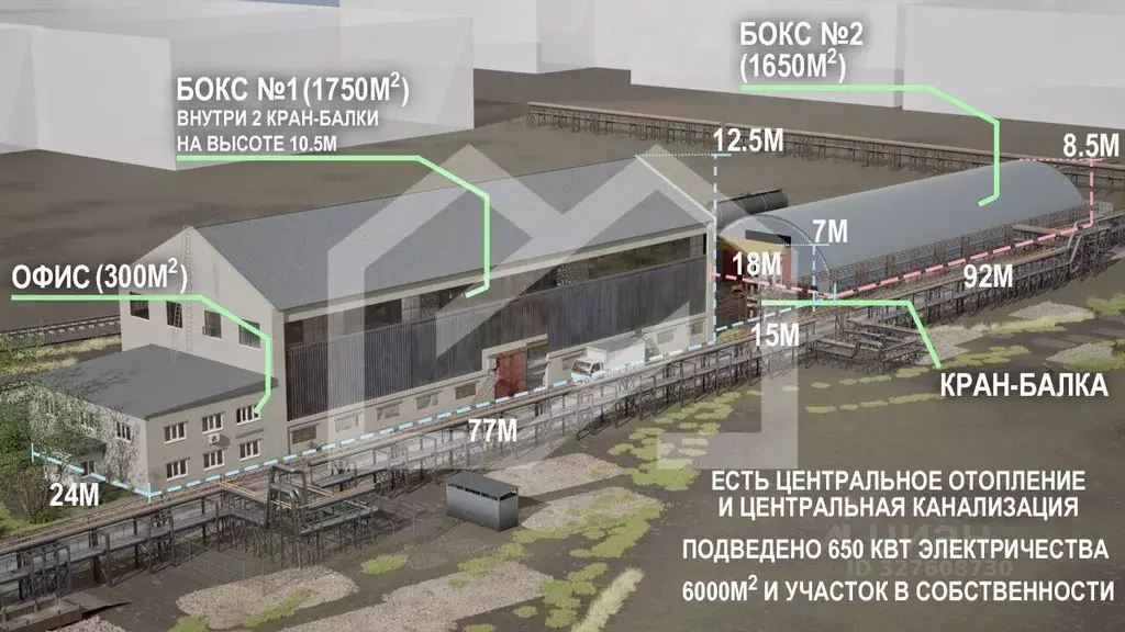 Склад в Московская область, Подольск ул. Машиностроителей, 23 (3700 м) - Фото 2
