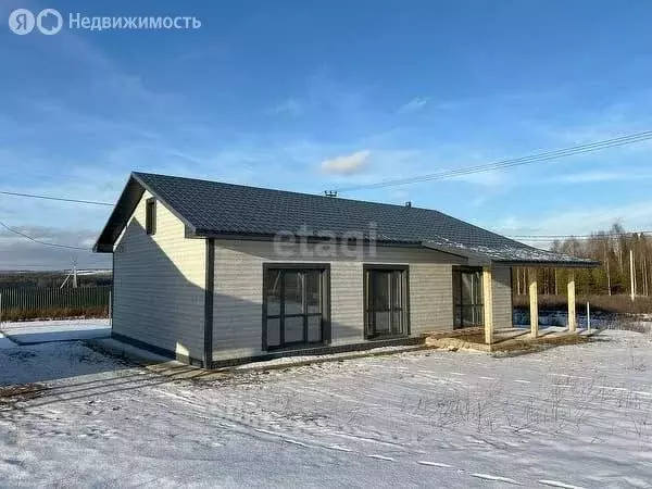 Дом в Пермский муниципальный округ, деревня Большакино (100 м) - Фото 1