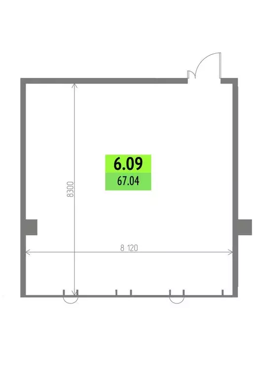 Офис (67.04 м) - Фото 2