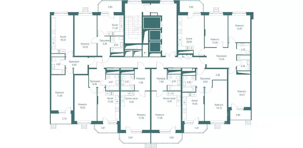 1-к кв. Московская область, Одинцово Северная ул., 5к2 (39.8 м) - Фото 2