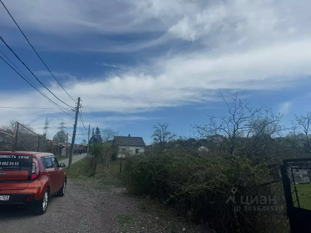 Участок в Краснодарский край, Сочи Нижняя Хобза мкр, ул. Пожарского ... - Фото 1