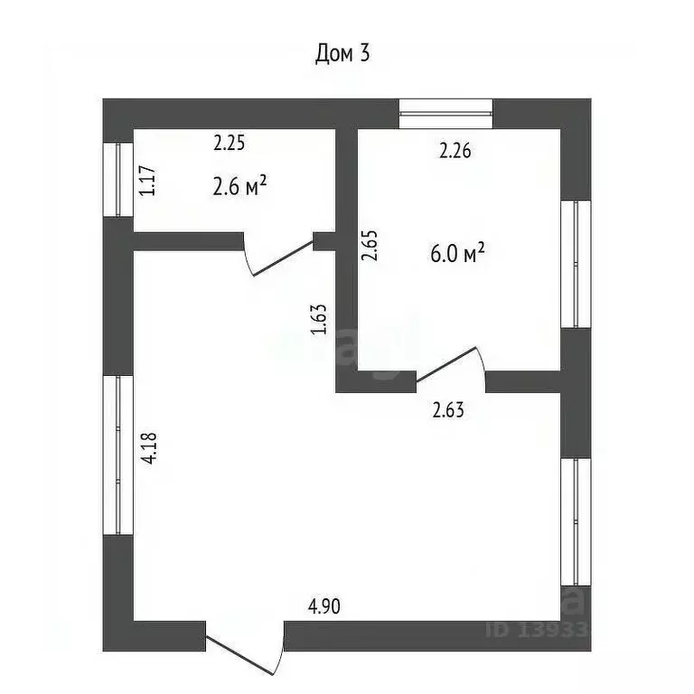 Дом в Тюменская область, Тюмень Зарека мкр, ул. Рейдовая (97 м) - Фото 1
