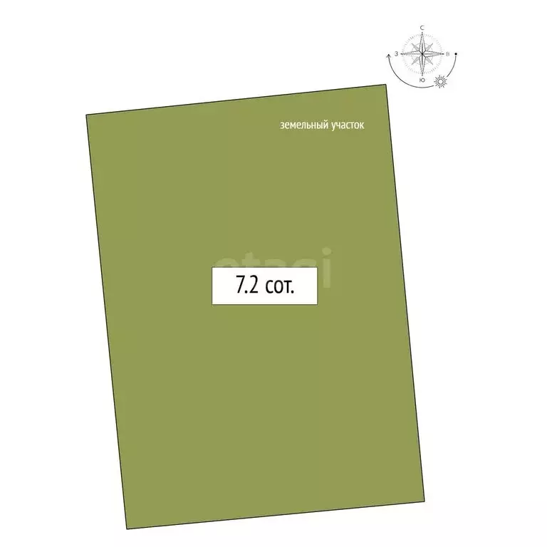 Участок в Майминский район, село Подгорное, Заречная улица (7.2 м) - Фото 1