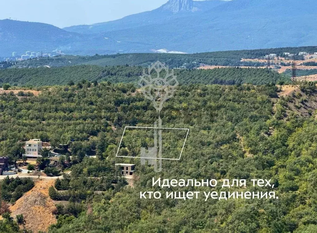 Участок в Крым, Алушта муниципальный округ, пос. Семидворье  (6.66 ... - Фото 1