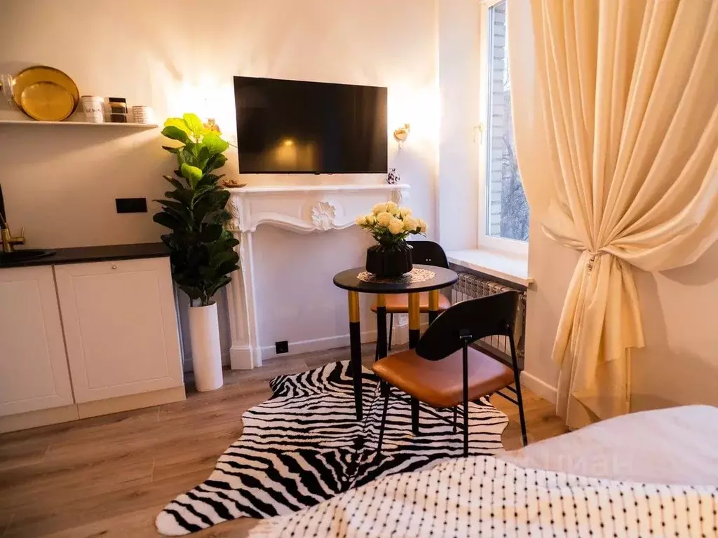 Студия Москва ул. Юлиуса Фучика, 6 (15.9 м) - Фото 1