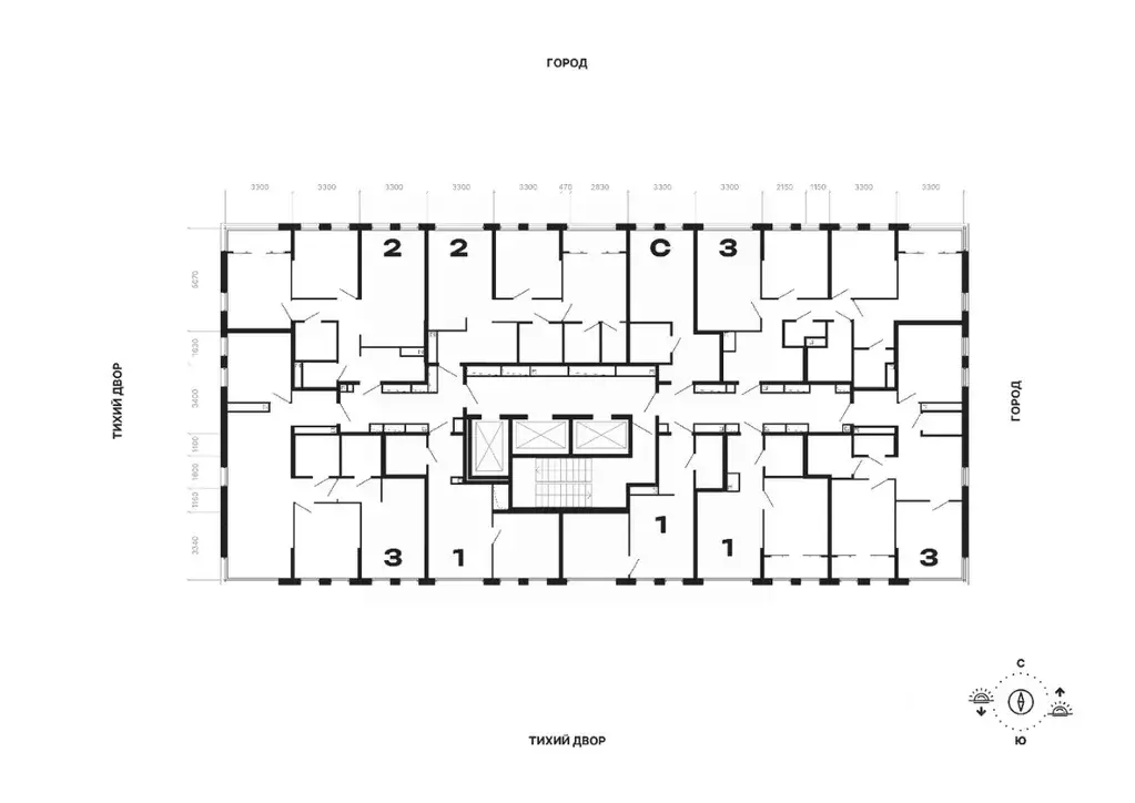 3-к кв. Свердловская область, Екатеринбург ДНК: Дом на Куйбышева жилой ... - Фото 2