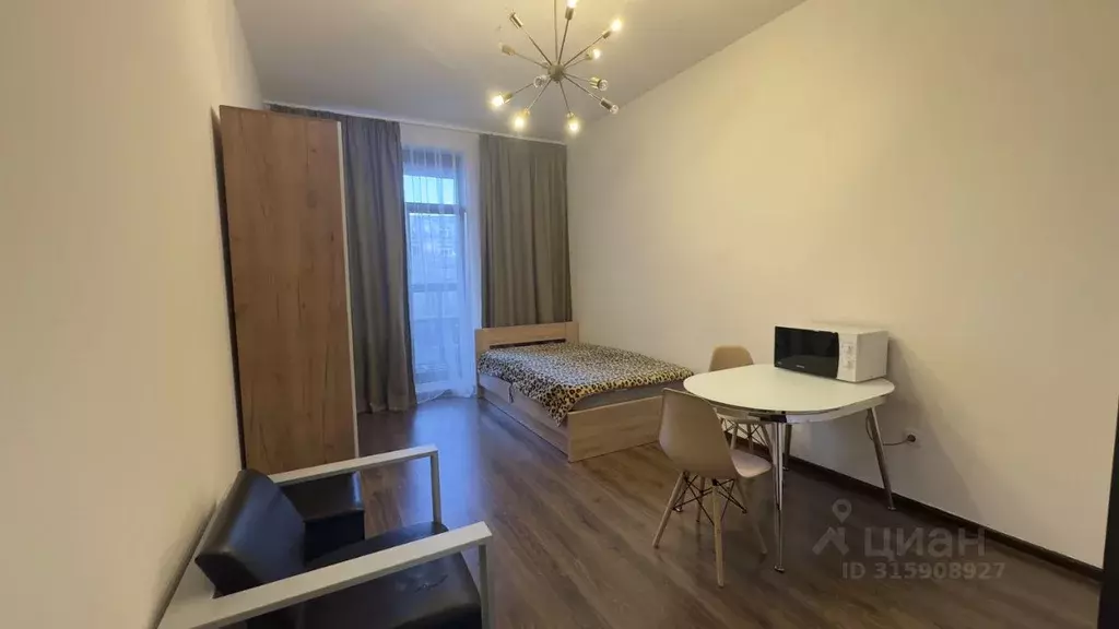 Студия Санкт-Петербург ул. Александра Матросова, 1 (25.3 м) - Фото 1