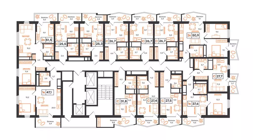 Квартира-студия: Екатеринбург, улица Патриса Лумумбы, 54 (25.5 м) - Фото 2